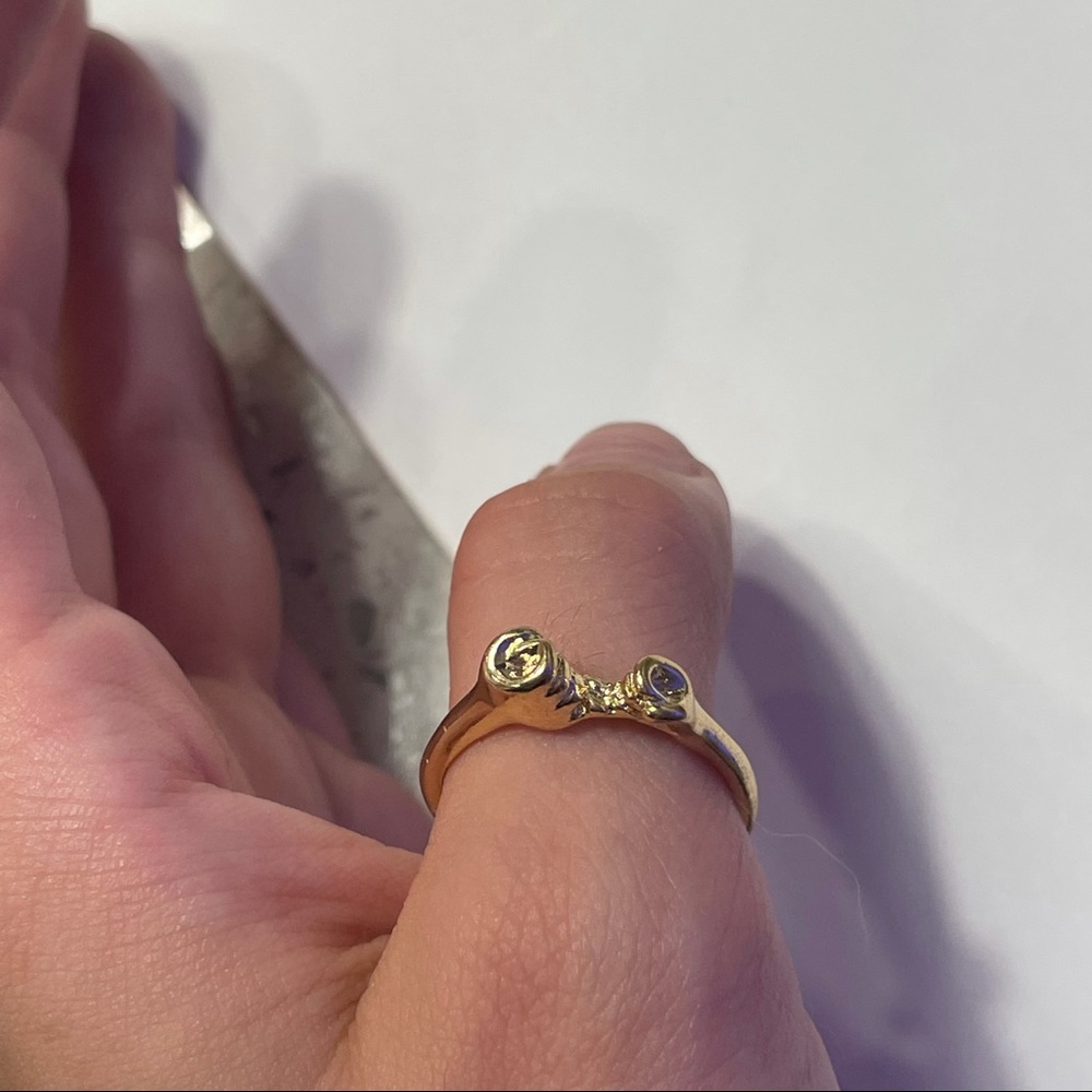 Gold Pinky Promise Ring